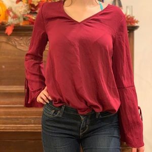 Maroon blouse